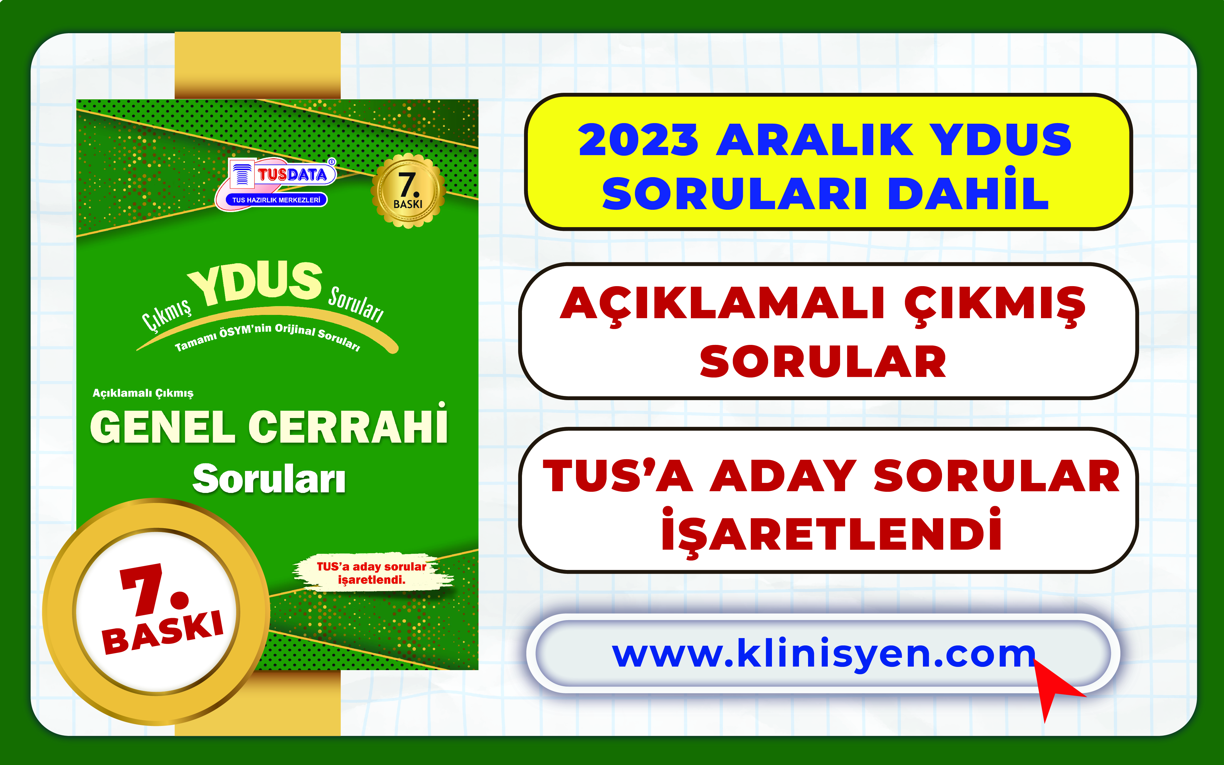 Çıkmış YDUS Genel Cerrahi Soruları 7. Baskı 