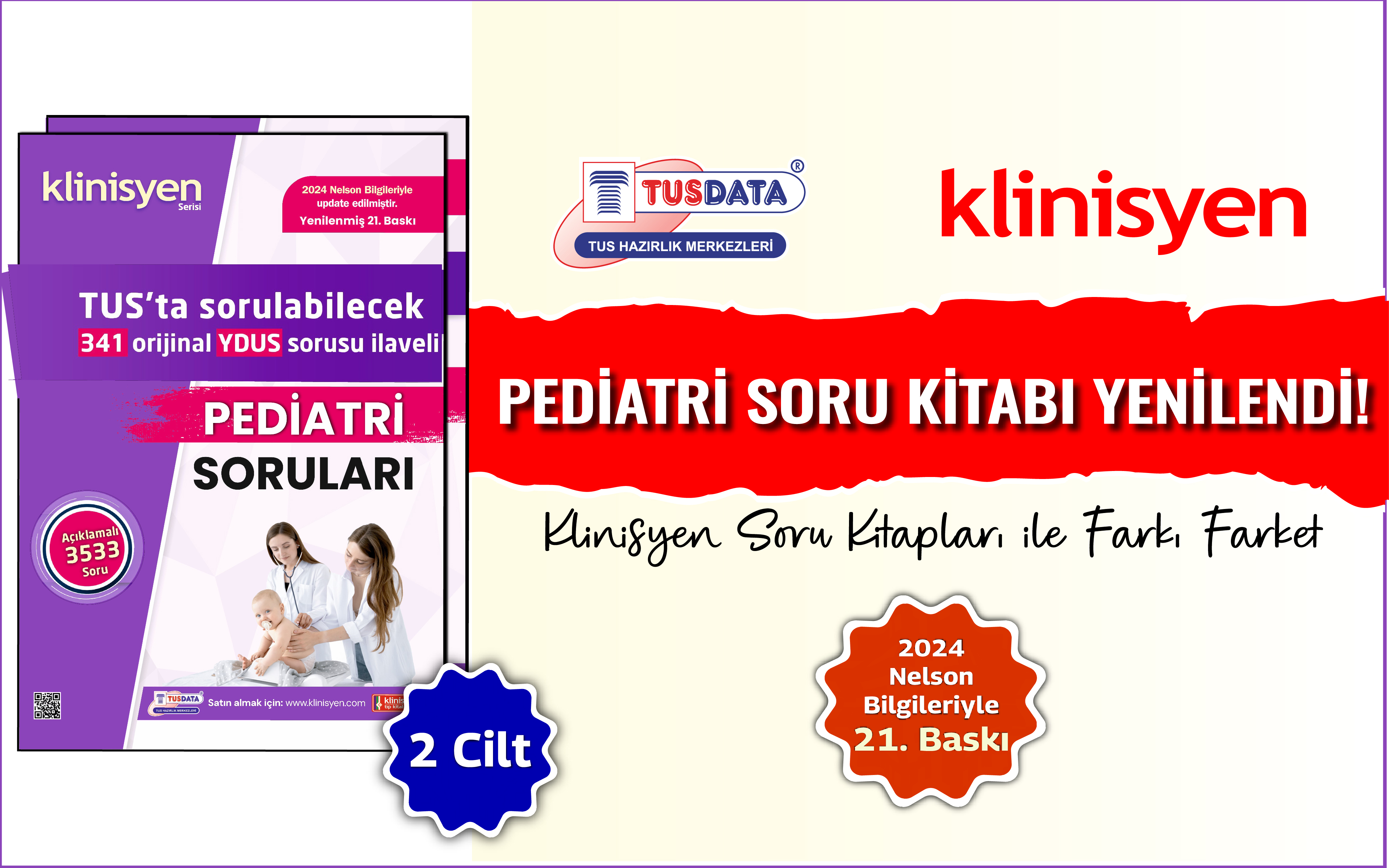 Klinisyen Pediatri Soru Kitabı Yenilendi