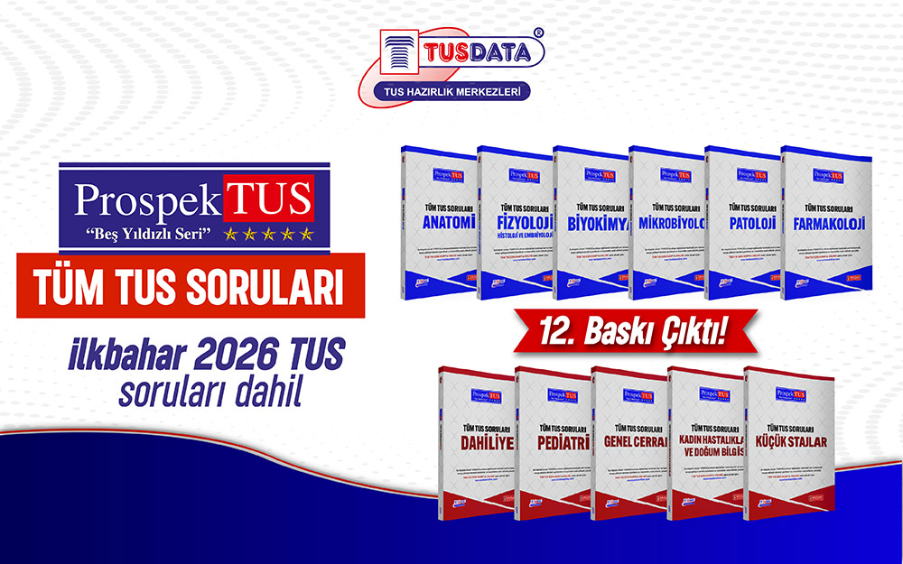 ProspekTUS Tüm TUS Soruları 12. Baskı Çıktı