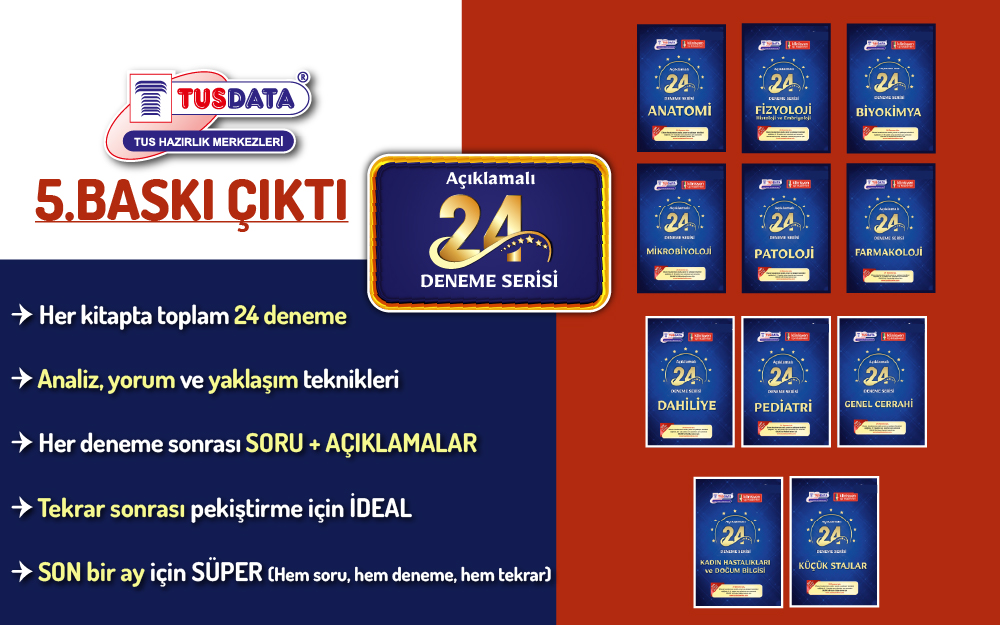 Açıklamalı 24 Deneme Serisi 5. Baswkı Çıktı