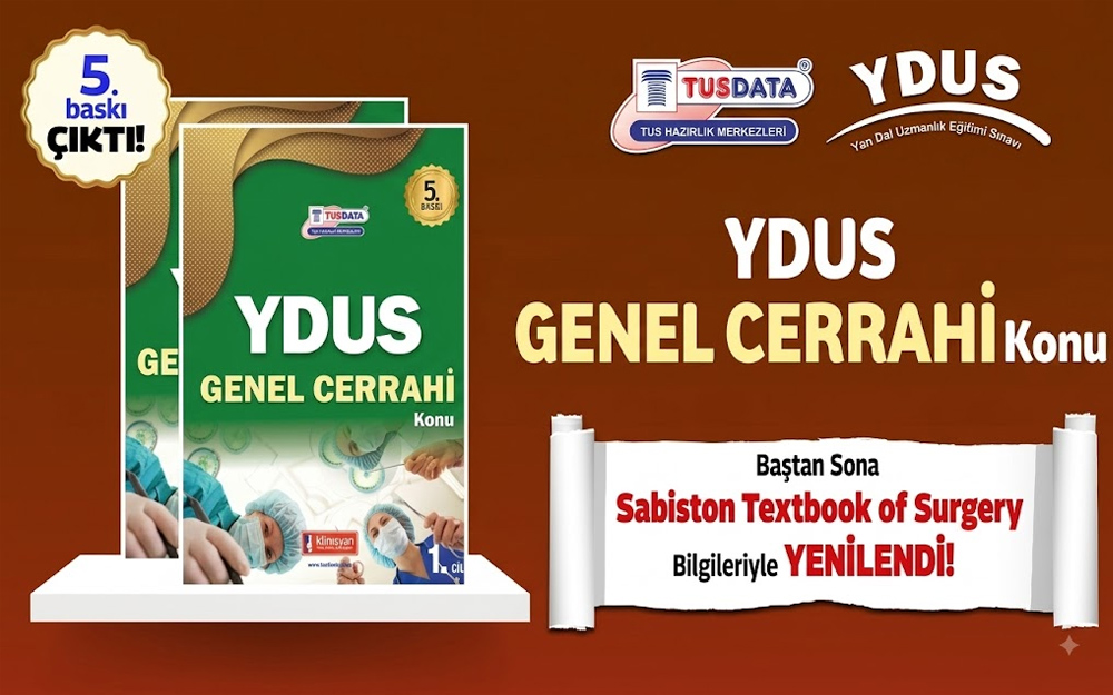 Ydus Genel Cerrahi Konu Kitabı 5. Baskı Çıktı!