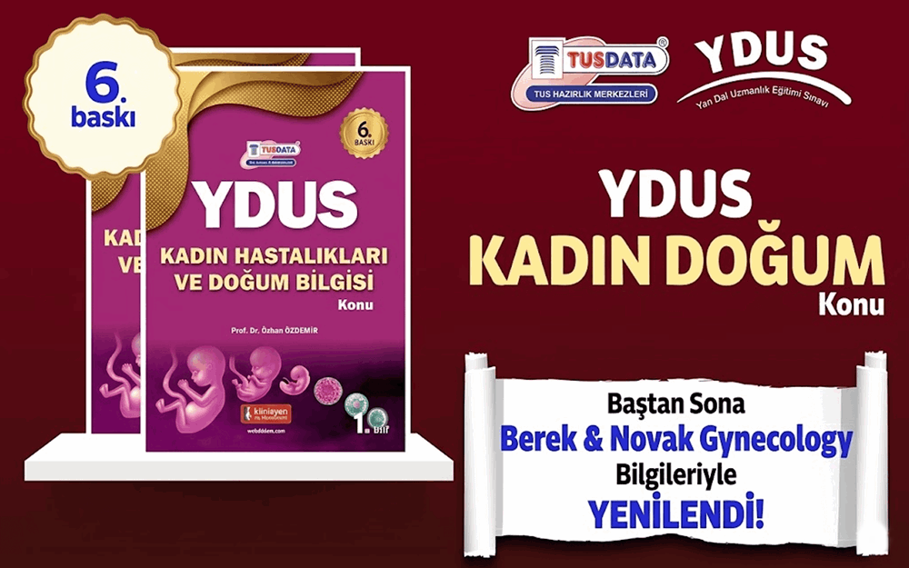 YDUS Kadın Hastalıkları ve Doğum Bilgisi Konu 6. Baskı 