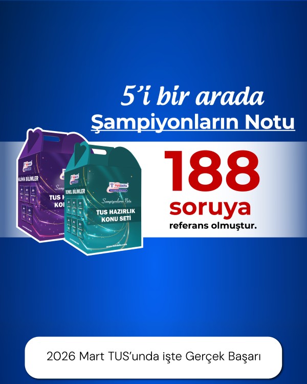 2026 Mart TUS'unda işte Gerçek Başarı