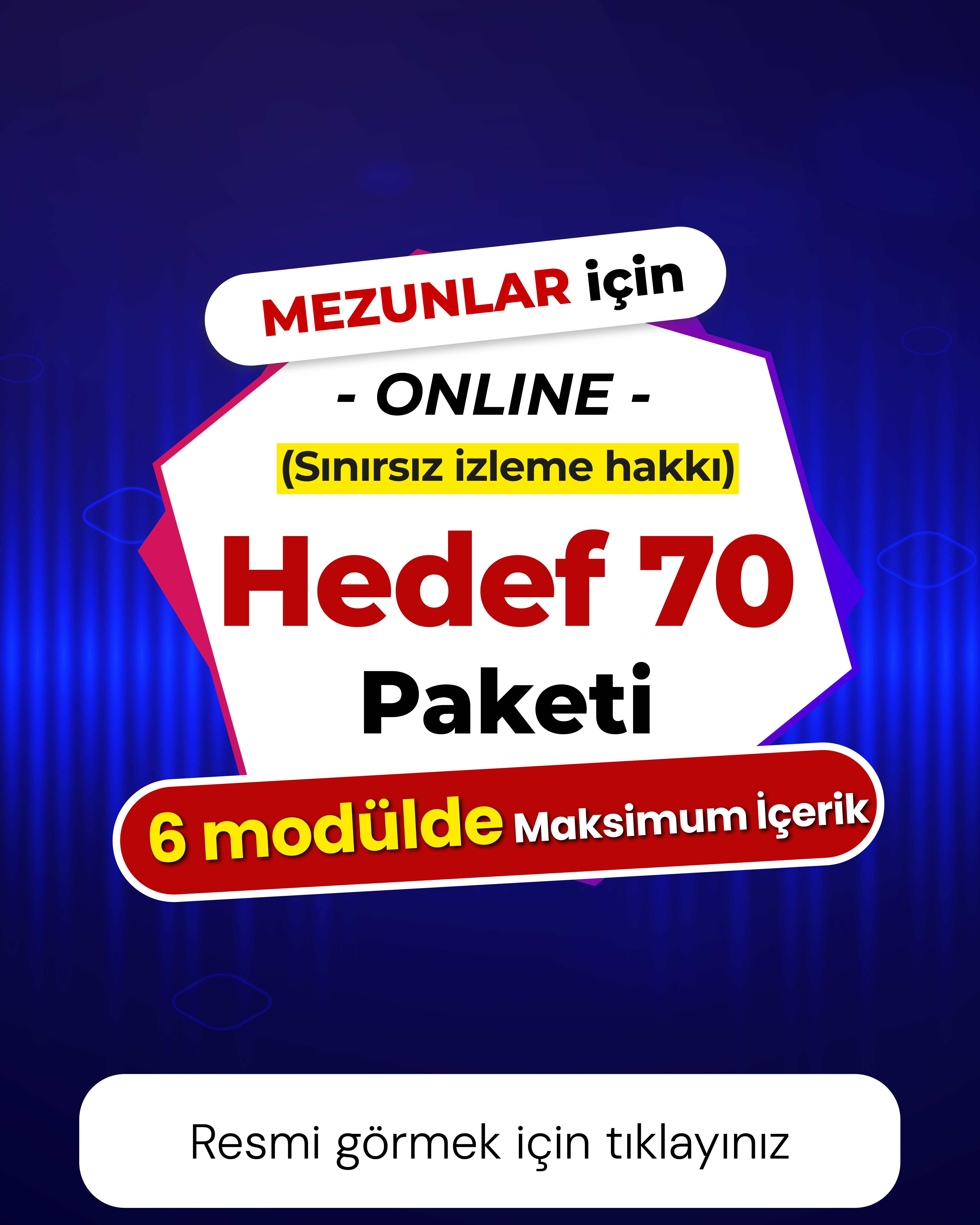 Mezunlar İçin Hedef 70 Paketi