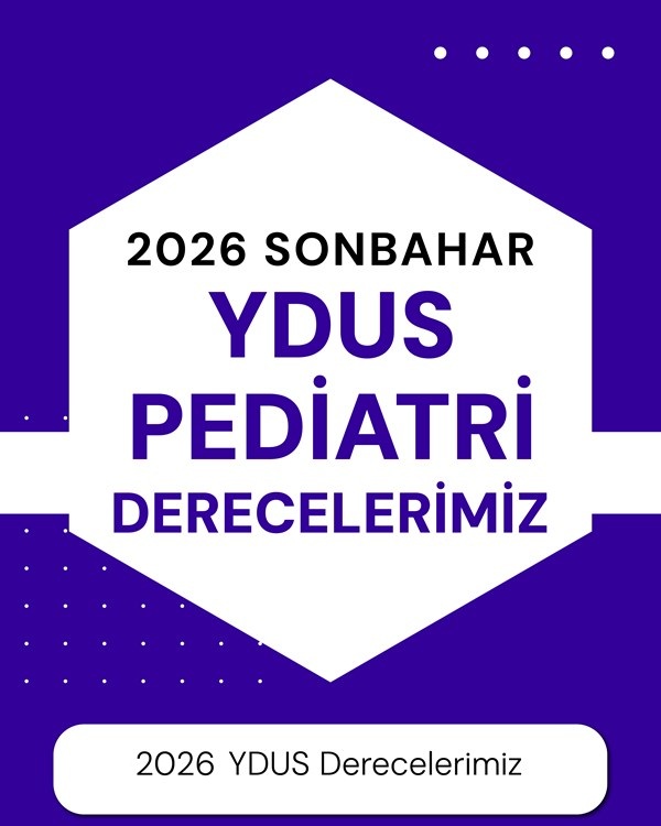 2025 Sonbahar YDUS Pediatri Birincilerimiz