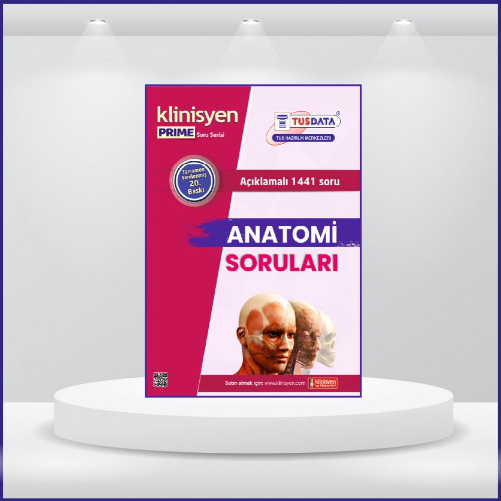 Klinisyen Prime Soruları Anatomi ( 20.Baskı )