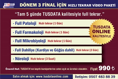 Dönem 3 Final İçin Hızlı Tekrar Video Paketi !