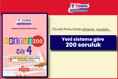 Pretus 200 Soruluk Yeni Sisteme Göre Tus Deneme Sınavı 200 4. Cilt !