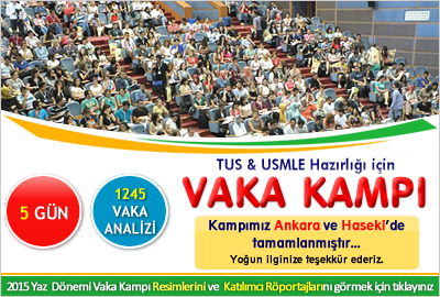 2015 Yaz Dönemi Vaka Kampı Tamamlandı!