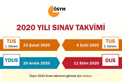 2020 Sınav Takvimi Açıklandı!