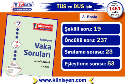 TUS ve DUS İçin Vaka Soruları Genel Cerrahi Kitabı !