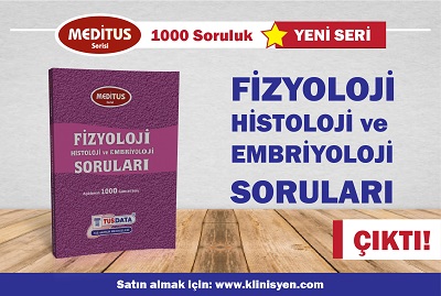 Meditus Serisi Fizyoloji Histoloji ve Embriyoloji Soruları !