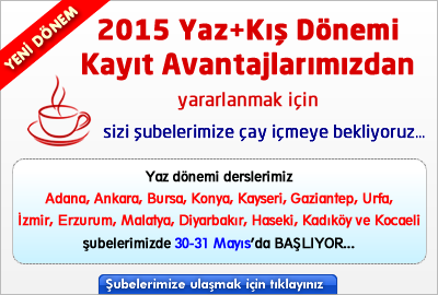 2015 Yaz+Kış Dönemi Kayıt Avantajları