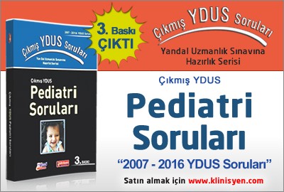 Çıkmış YDUS Pediatri Soruları 3. Baskı ...