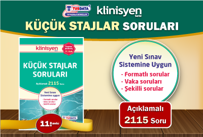 Klinisyen Küçük Stajlar Soruları 11. Baskı !