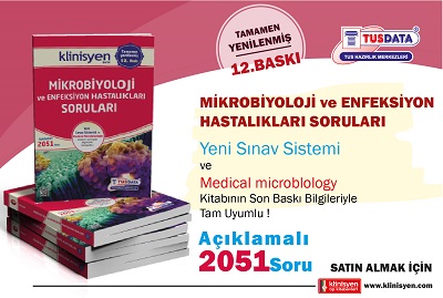 Klinisyen Mikrobiyoloji Soruları 12. Baskı  !!!