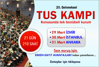 Geleneksel TUS Kampı Başlıyor!