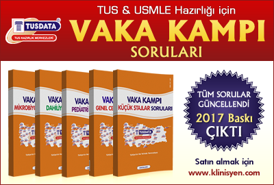 TUS ve USMLE Hazırlığı için Vaka Kampı Soruları 2017 Baskı !