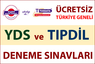 Ücretsiz Türkiye Geneli YDS ve TIPDİL Deneme Sınavları Çıktı!