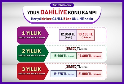 YDUS Dahiliye Konu Kampı Başlıyor!