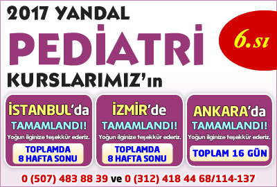 2017 YANDAL Pediatri Kursumuz Tamamlandı!