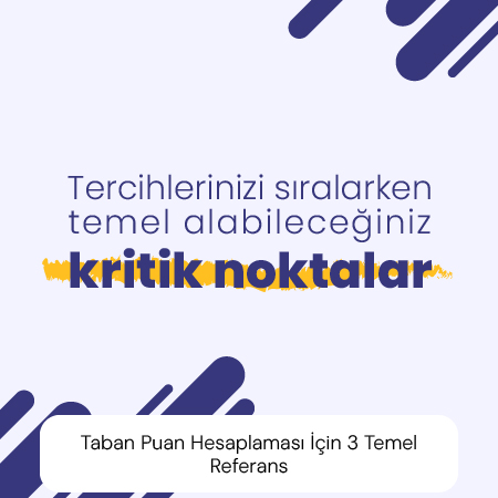 Taban Puan Hesaplaması İçin 3 Temel Referans