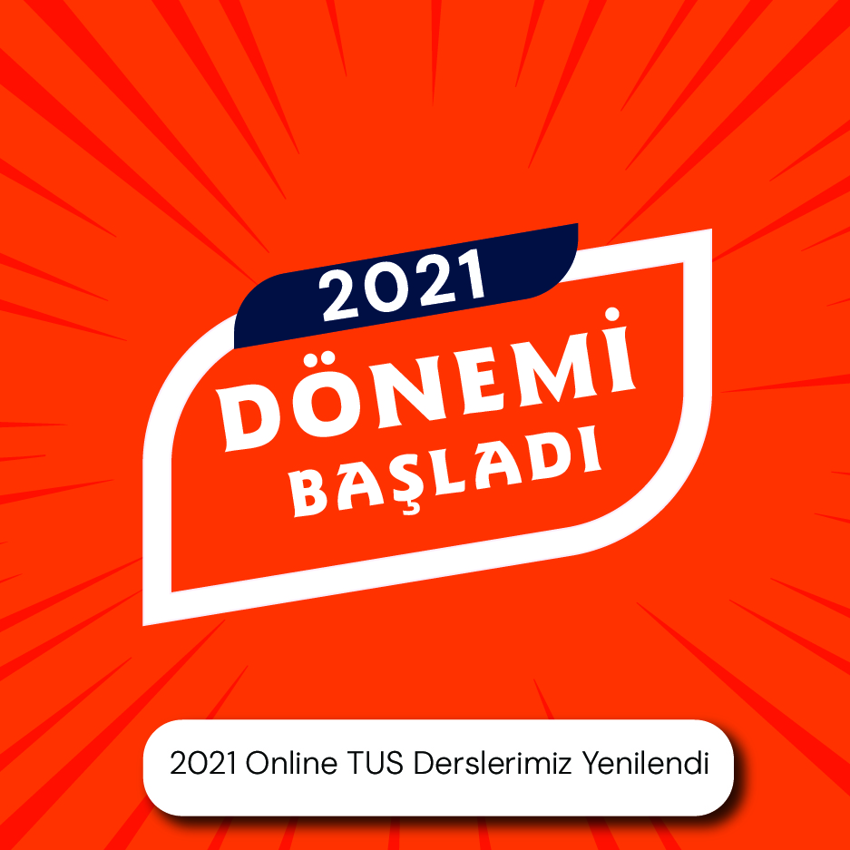 2021 Online TUS Derslerimiz Yenilendi
