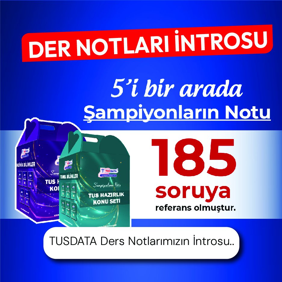 TUSDATA Ders Notlarımızın İntrosu..