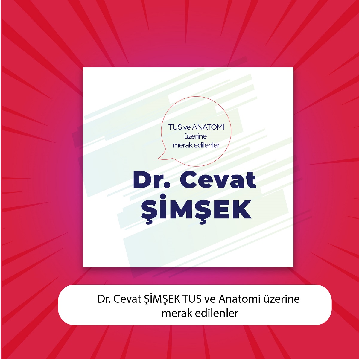 Dr. Cevat ŞİMŞEK TUS ve Anatomi üzerine merak edilenler