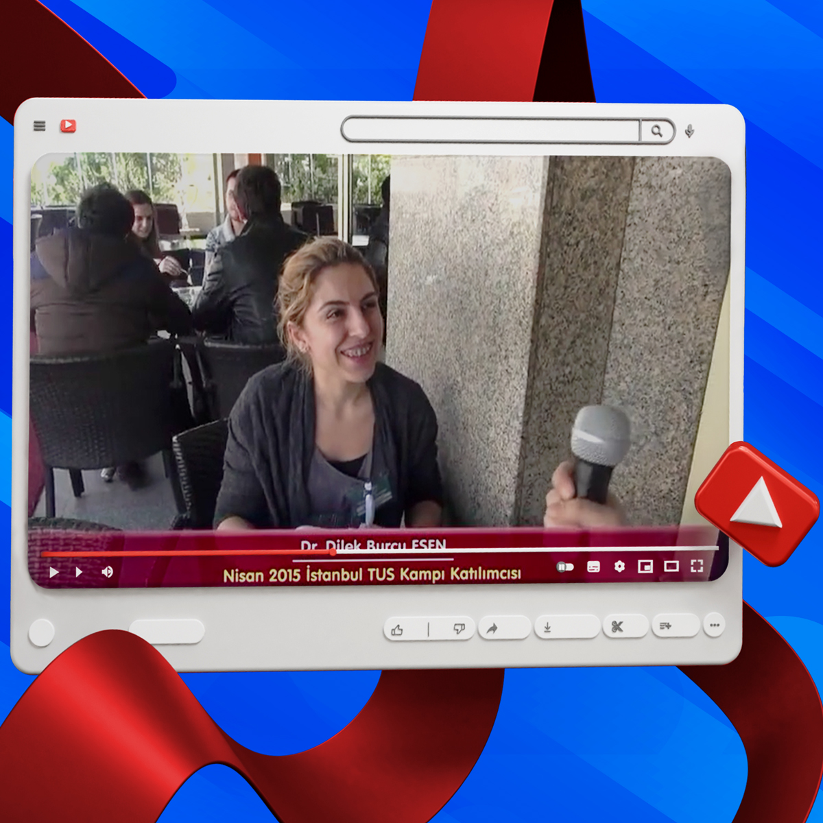 Dr. Dilek Burcu ESEN Nisan 2015 İstanbul TUS Kampı Röportajları