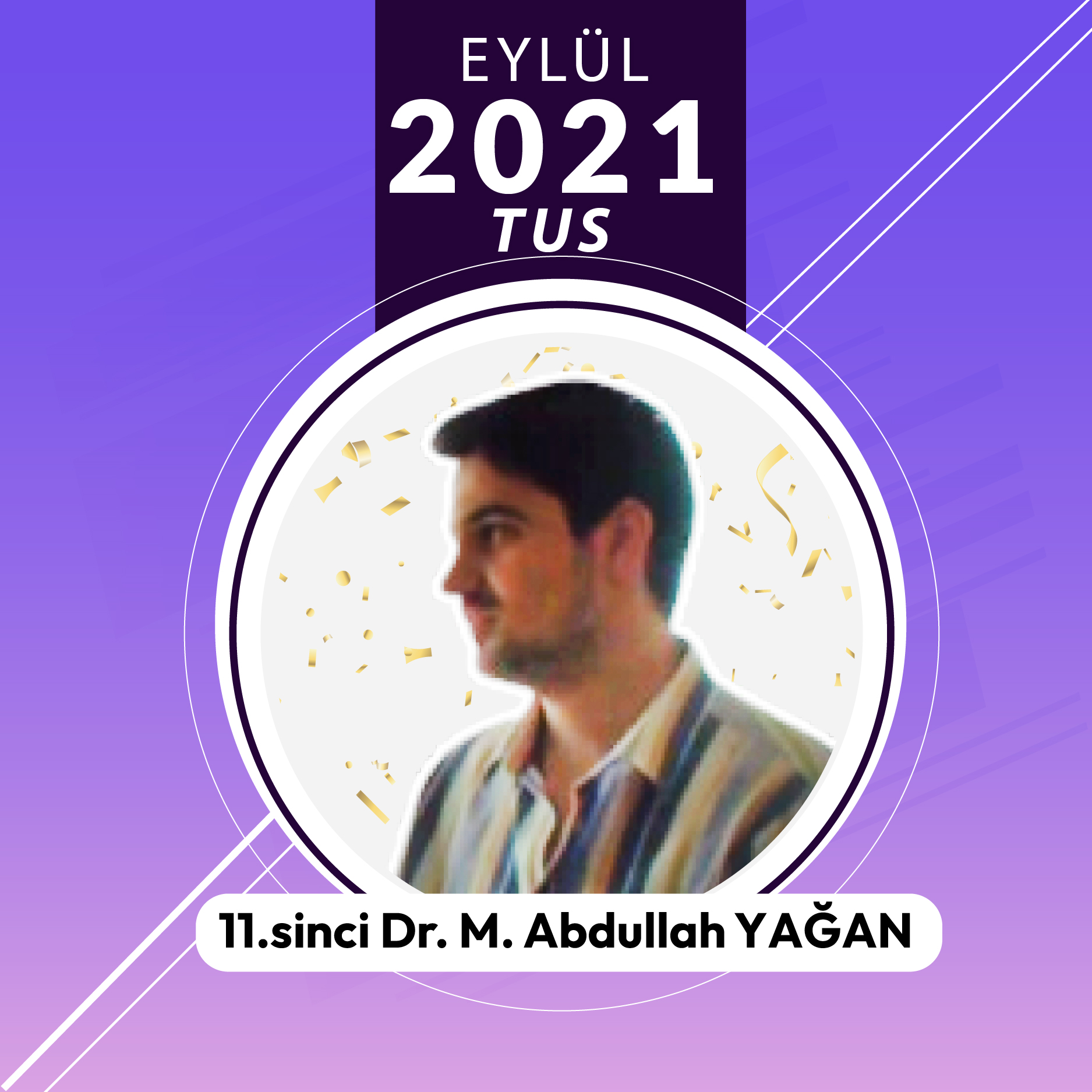 Eylül 2021 TUS Onbirinci Dr. M. Abdullah YAĞAN ile TUS'a Hazırlık Süreci