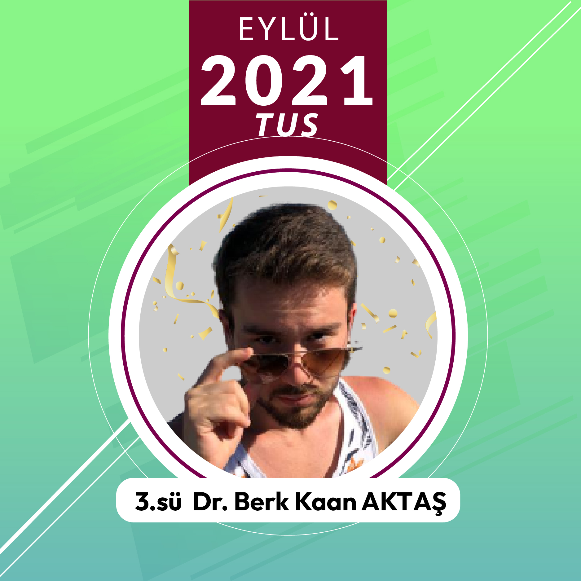 Eylül 2021 TUS Üçüncüsü Dr. Berk Kaan AKTAŞ ile TUS'a Hazırlık Süreci