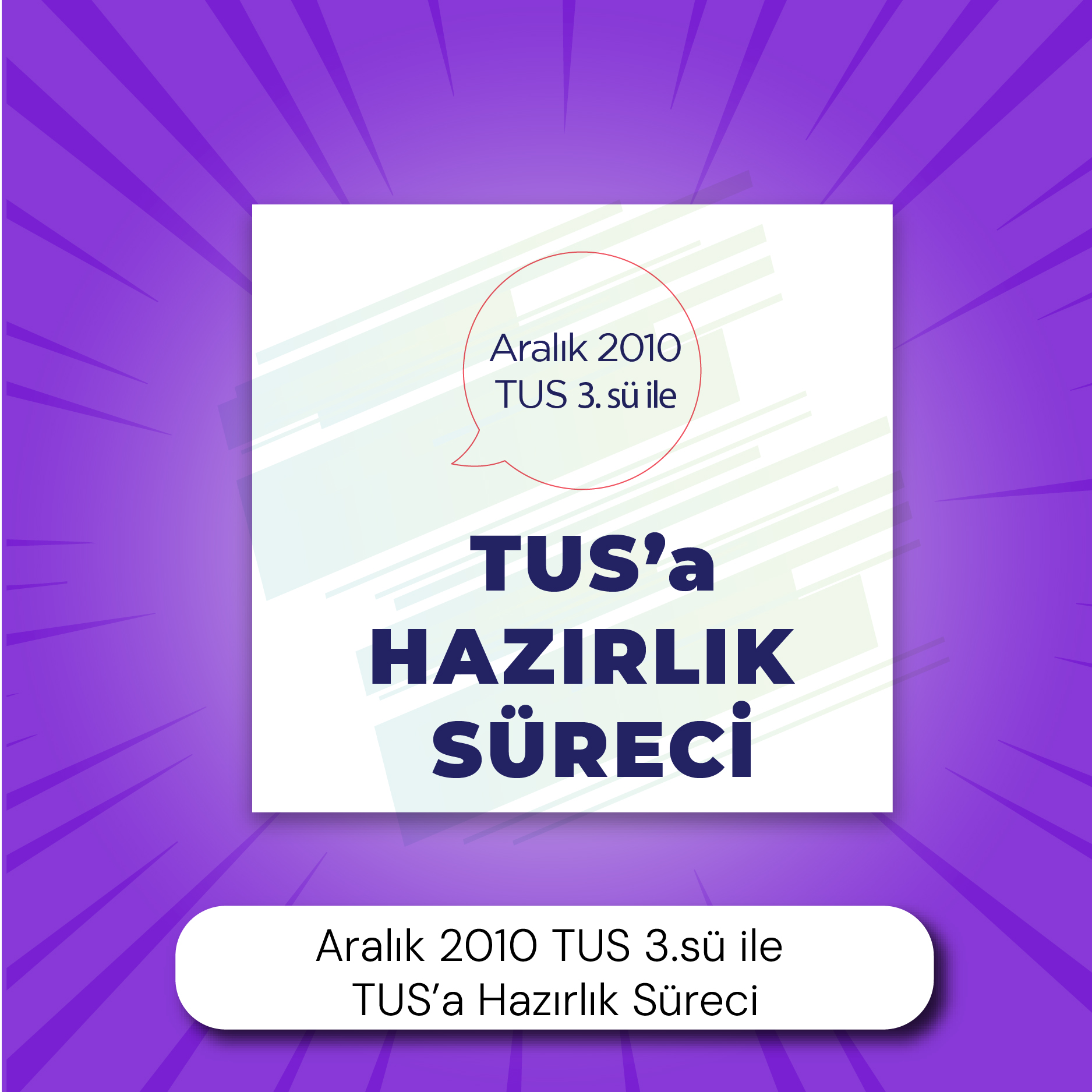 Eylül 2011 TUS 6.'si - Dr. Yücel ÖZTÜRK