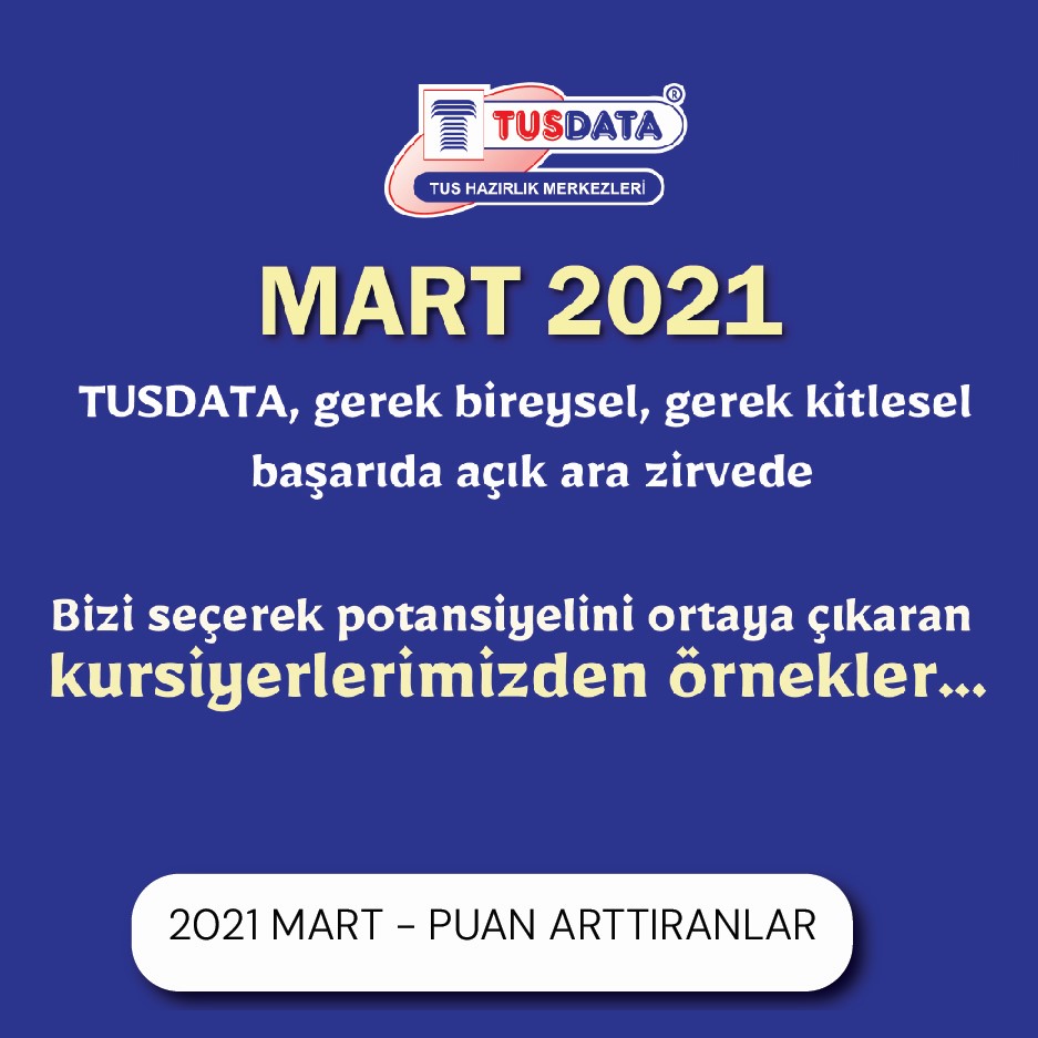 2021 MART - PUAN ARTTIRANLAR